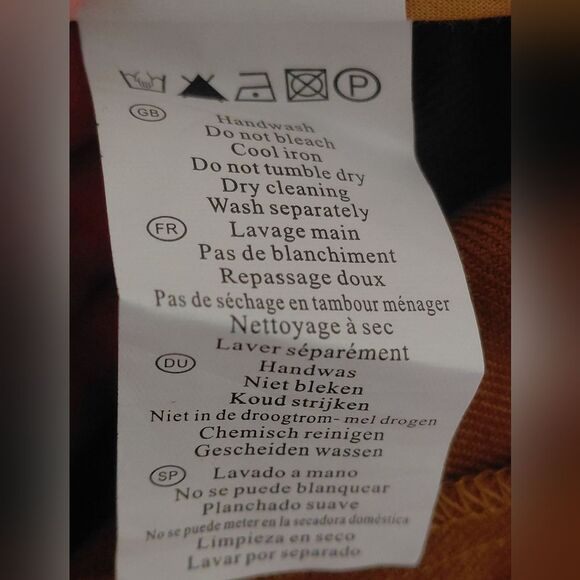 See U Soon Pants SIZE 10 SUPER High Rise Wide Leg Pant In Camel. NWT - Picture 7 of 7